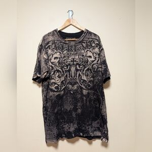 Xtreme Couture Graphic Cross Skull T-Shirt Men’s 3XL Black Gray